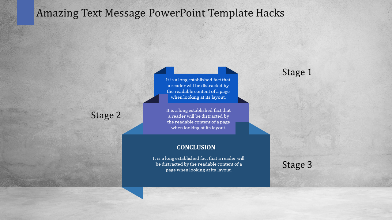 Text Message PowerPoint Template and Google Slides